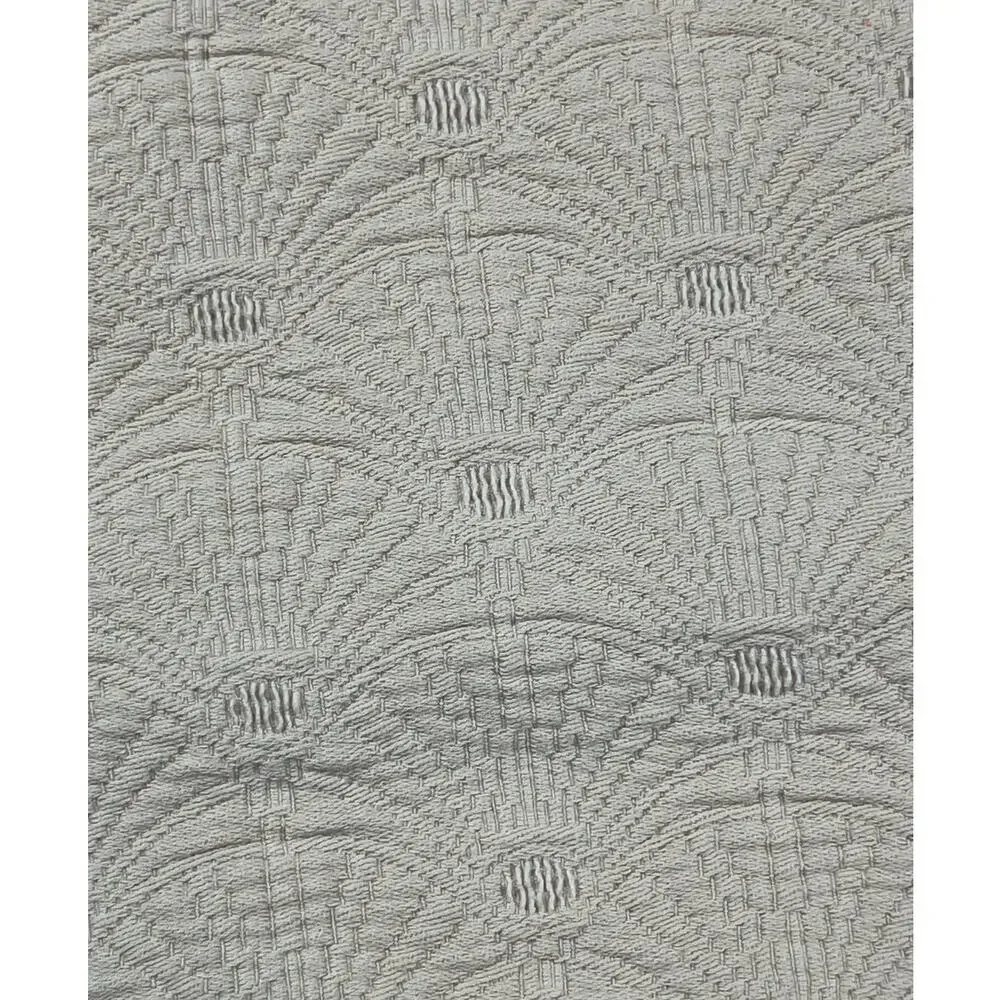 Peacock Alley Lot of 2 Cream Egyptian Cotton Champagne Fan/Shell Pattern Shams